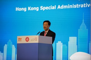 Ông Lý Gia Siêu, Trưởng Đặc khu Hành chính Hồng Kông trong chuyến ghé thăm ASEAN vào năm 2023