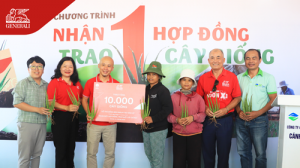 10.000 cây giống đã được Generali Việt Nam cùng chương trình phi lợi nhuận TreeBank trao tặng cho bà con đồng bào Raglai, Ninh Thuận.