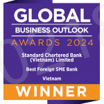 Standard Chartered Vietnam named “Best Foreign SME Bank in Vietnam”
