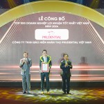 Ông Nguyễn Anh Tuấn - Giám đốc Kênh PruVenture đại diện Prudential Việt Nam tham dự sự kiện vinh danh do Vietnam Report tổ chức vào tháng 10/2024.