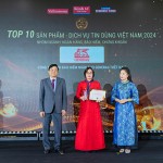 Đại diện Generali Việt Nam lại lễ vinh danh Top 10 Sản phẩm – Dịch vụ tin dùng Việt Nam 2024