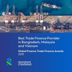 Standard Chartered recognised as Best Trade Finance Provider in Vietnam by Global Finance Magazine