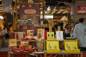 Một gian hàng tại sự kiện