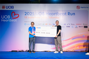 Ngân hàng UOB Việt Nam gây quỹ đạt kỷ lục hơn 940 triệu đồng thông qua Giải chạy bộ UOB Heartbeat 2025