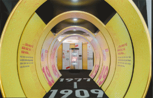 Khu vực Triển lãm hành trình phát triển 150 năm di sản ngành bia VN