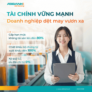 ABBANK ra mắt giải pháp tài chính dành riêng cho doanh nghiệp ngành may mặc và sản xuất sợi