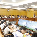 Lễ phát động Cuộc thi vẽ tranh “Sân chơi xanh cho tương lai em” đã thu hút sự tham gia của đông đảo học sinh, phụ huynh và đoàn viên thanh niên.