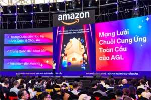 Bà Zhang Hui, Giám đốc Amazon Global Logistics Châu Á - Thái Bình Dương công bố ra mắt Amazon Global Logistics tại Việt Nam