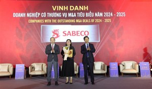 SABECO được vinh danh trong hạng mục “Thương vụ M&A tiêu biểu 2024-2025”