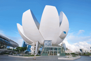 Biểu tượng 10 cánh hoa sen – cảm hứng cho thiết kế của ArtScience Museum (Nguồn: Marina Bay Sands)