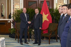 Ông Wee Ee Cheong, Phó Chủ tịch kiêm Tổng Giám đốc UOB trong buổi gặp với Tổng Bí thư, Chủ tịch nước Tô Lâm
