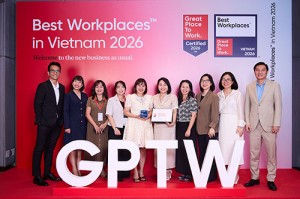 Amway Việt Nam lọt Top 5 Best Workplaces in Vietnam™ 2026 (Hạng mục doanh nghiệp vừa), ghi nhận hành trình xây dựng văn hóa lấy con người làm trung tâm.